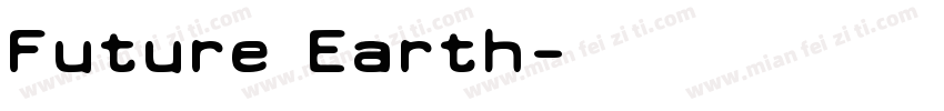 Future Earth字体转换
